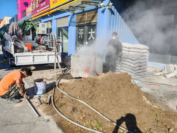 新村镇顶管注浆加固